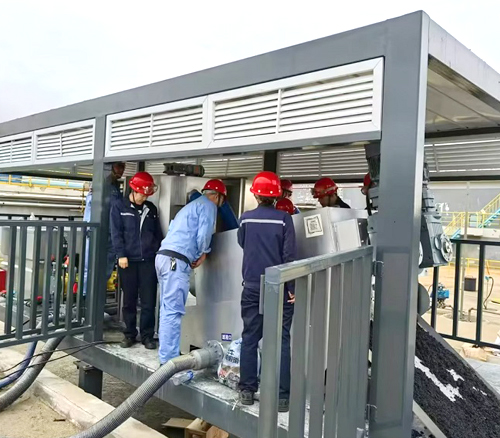 可轉(zhuǎn)場一體化污泥脫水裝置 可轉(zhuǎn)場一體化污泥脫水裝置